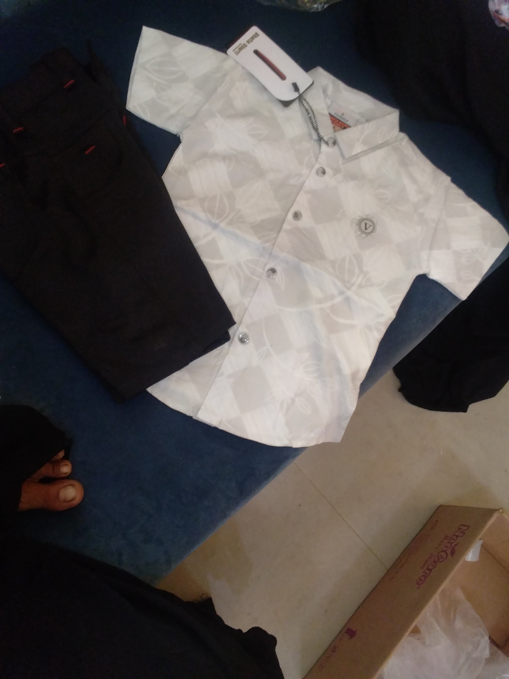 Kids Premium Printed Shirt & Pant Set  385