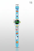 KW15 Kids Cartoon Silicone Strap Watch