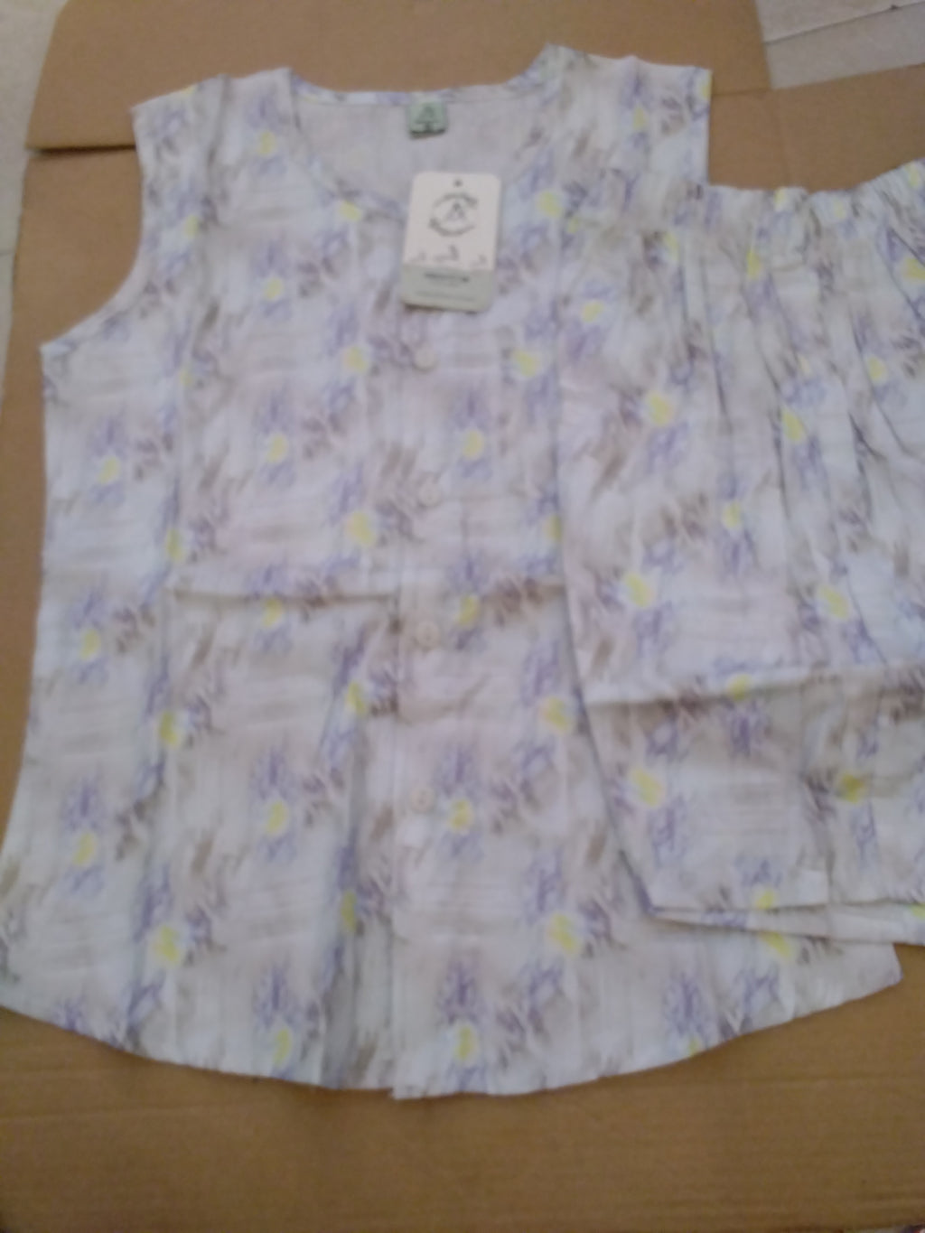 Boys Sleeveless Floral Printed Nima Set 170