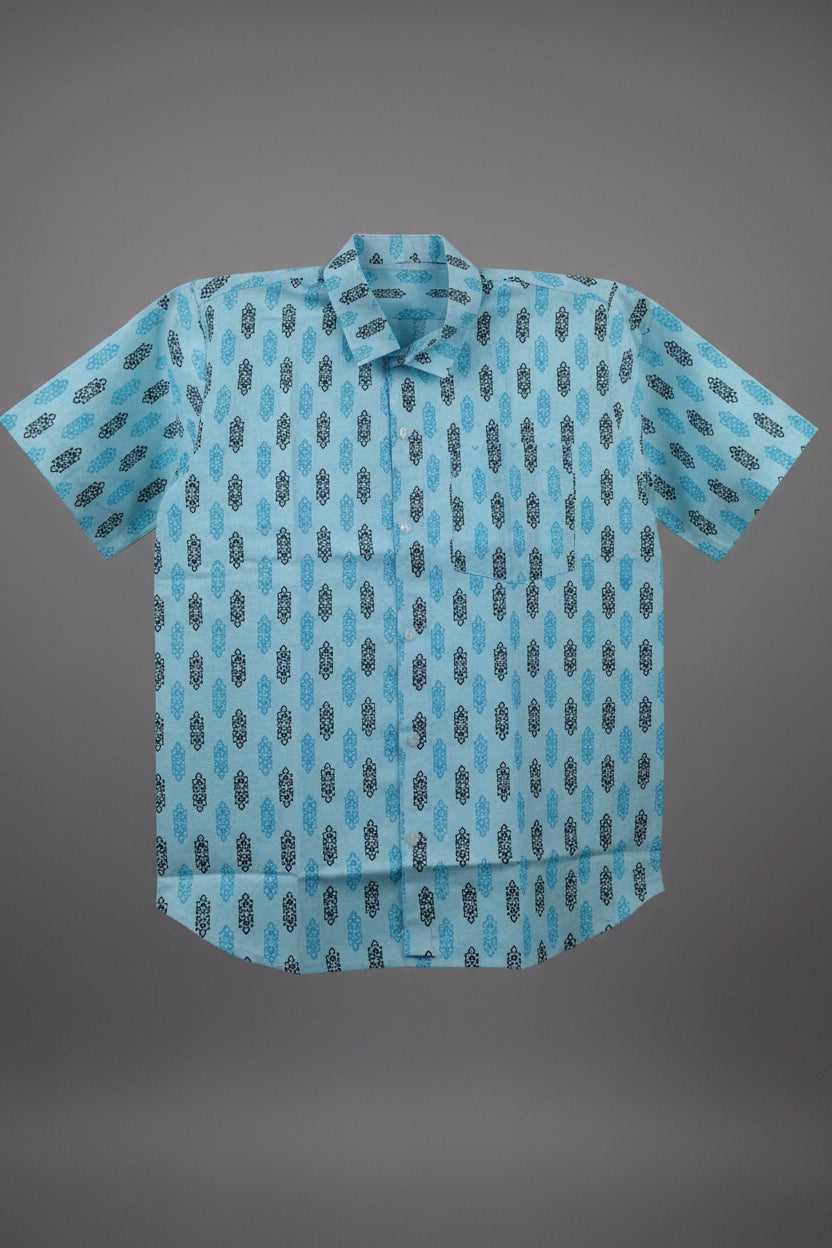 Premium Printed Short Sleeve Shirt 856