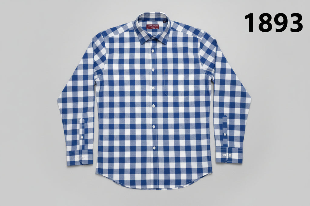 GATSBY Mens F/S Shirt _Urban Sailor 1893 White Bll