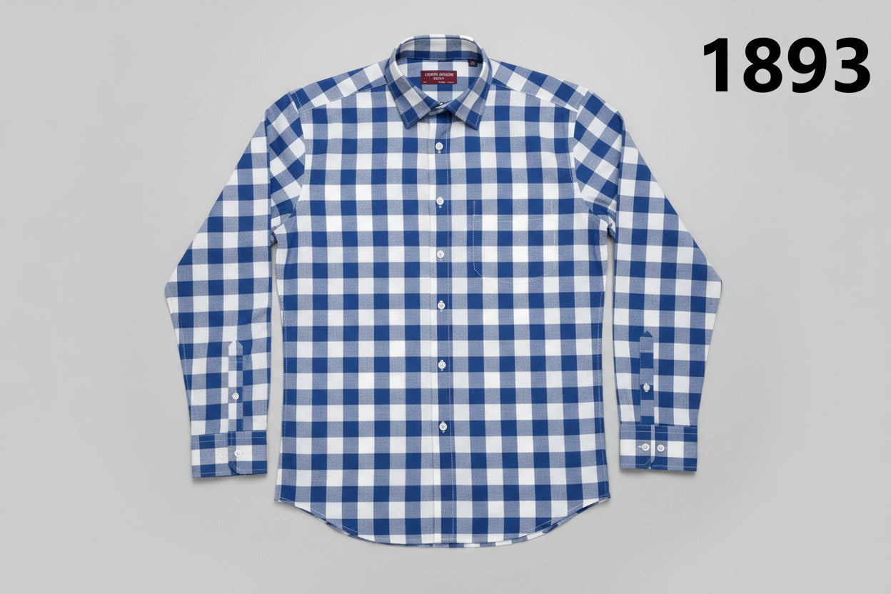 GATSBY Mens F/S Shirt _Urban Sailor 1893 White Bll