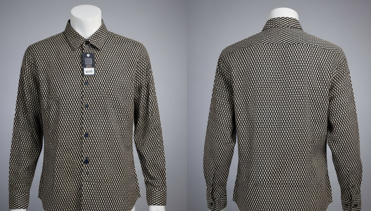 GATSBY Men’s Full Sleeve Casual Shirt KHAKI BAL 922