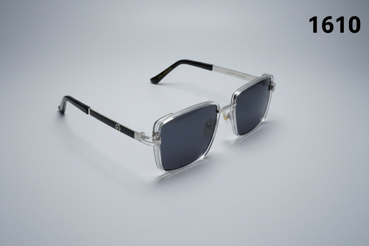 Classic Matte Square Frame Sunglasses 1610