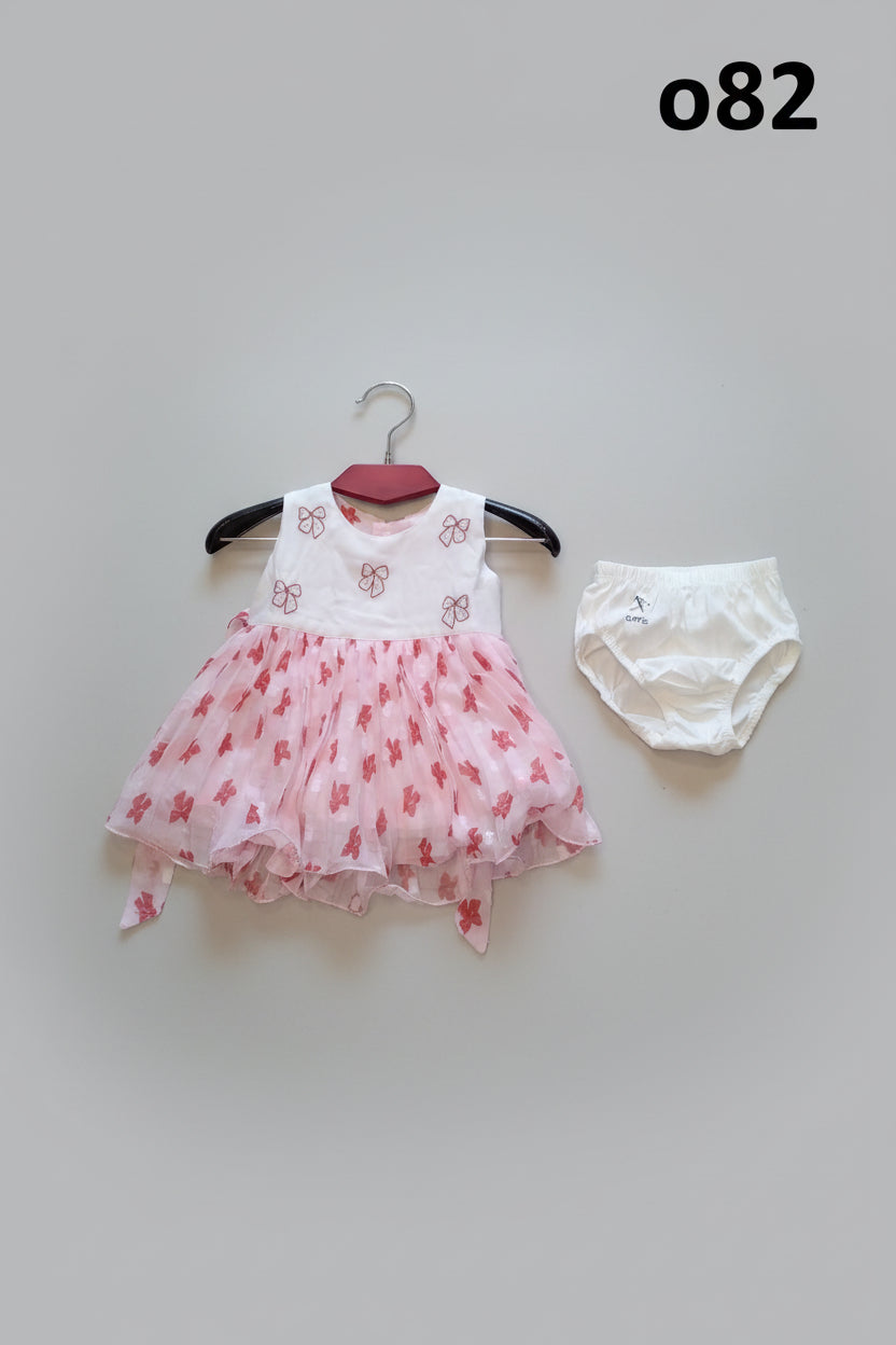 Butterfly Baby Girl Dress Set 082