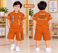 Boys New Outfit Polo T-Shirt & Matching Shorts Set – BO253
