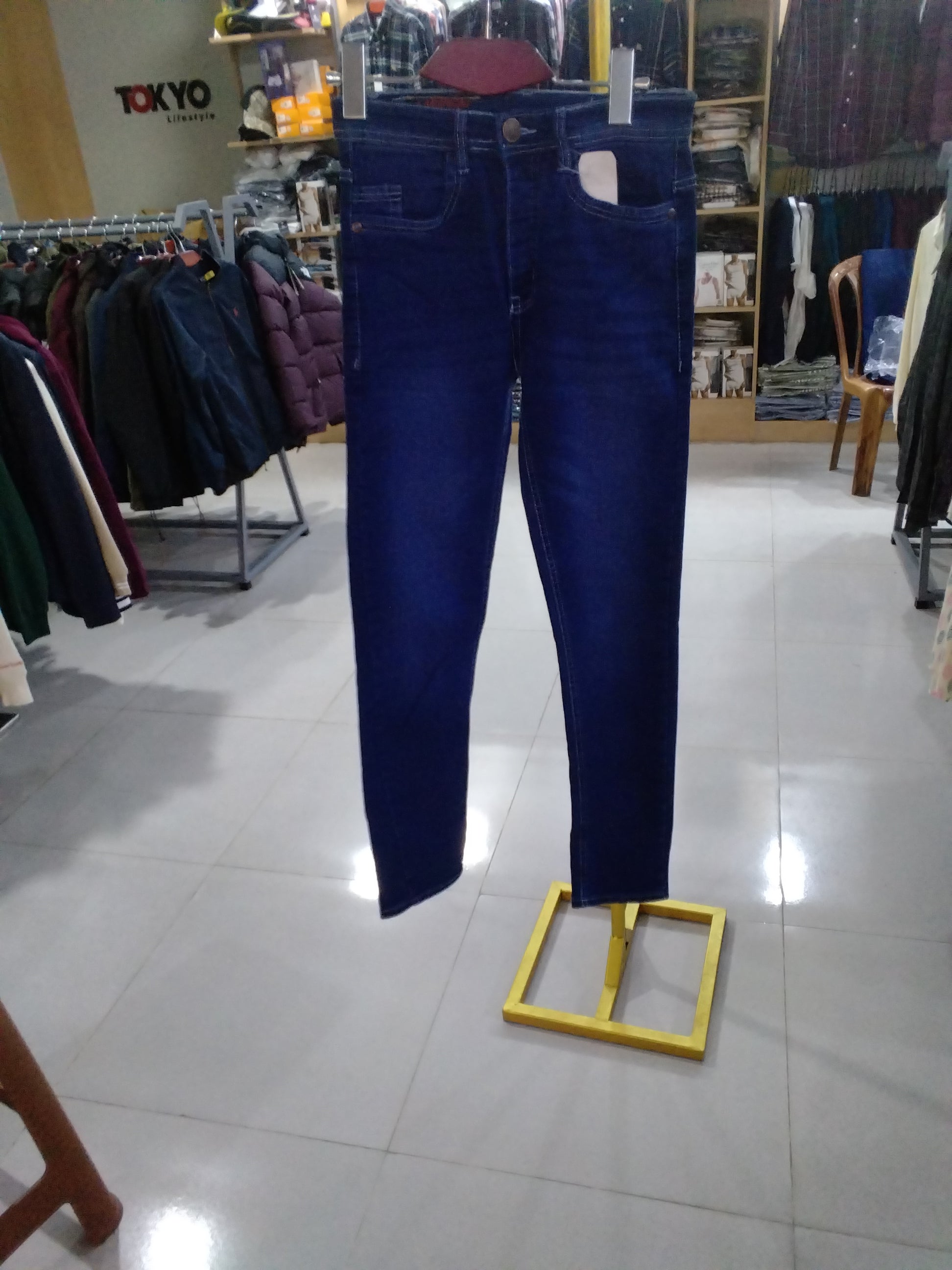 Premium  Slim Straight Denim Jeans-C104