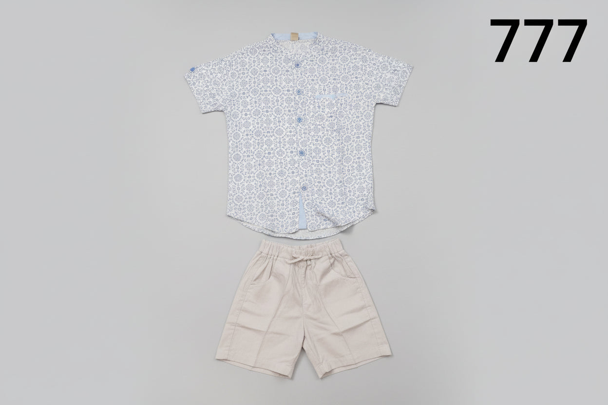 Boys Premium Shirt & Shorts Set-C48