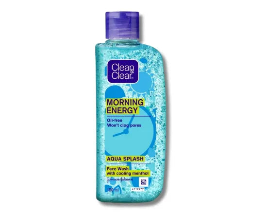 Clean & Clear Morning Energy Face Wash – Berry Blast & Aqua Splash (100ml)