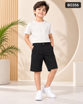 Boys Classic Cotton Twill Shorts-BO356
