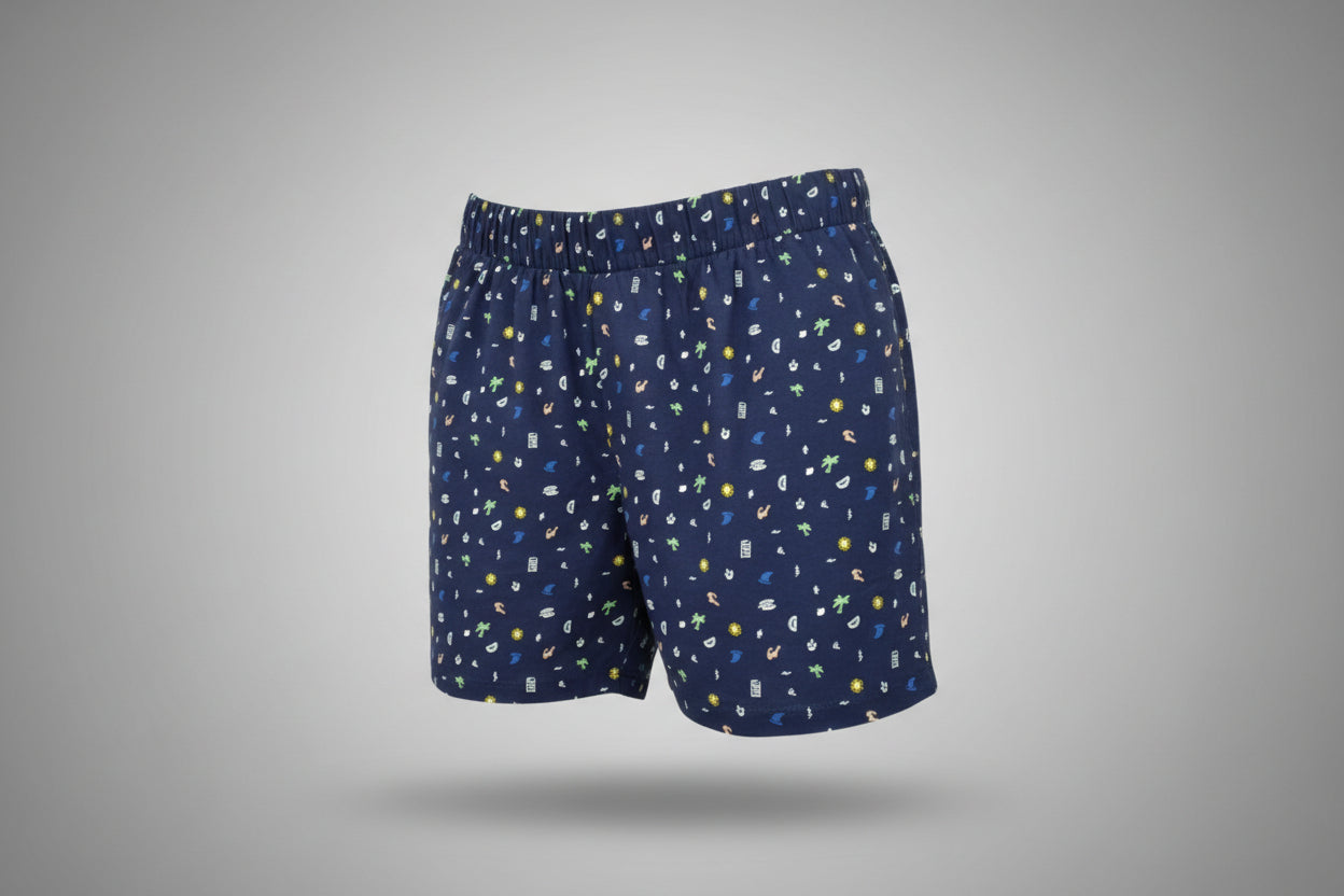 Girls Rainbow Print Cotton Shorts 1634