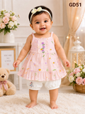 Blooming Breeze Baby Girls Floral Tunic & Bloomer Set-GD51
