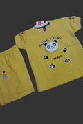 Kids “Funny Day Panda” T-Shirt & Shorts Set 329