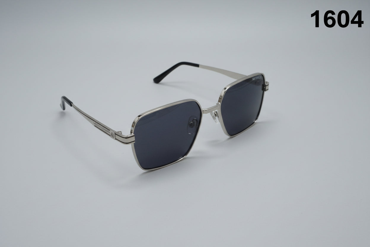 Classic Matte Square Frame Sunglasses 1604