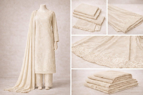 Premium Stone Work Embroidered Salwar Kameez Set 1093