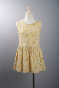 Girls Bird & Floral Printed Dress 3330