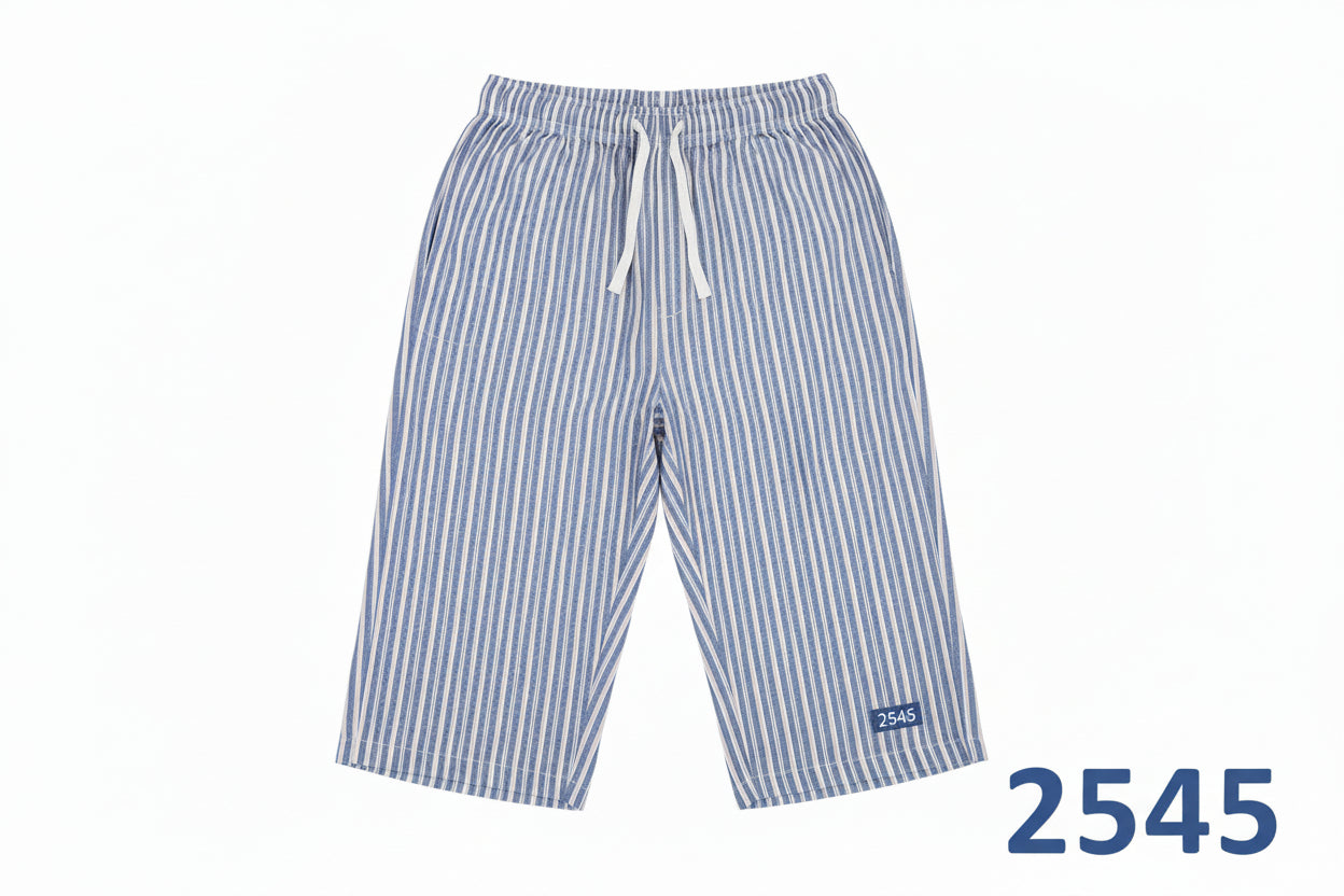Boys Premium Cotton Stripe Shorts-C39