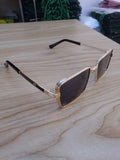 Classic Matte Square Frame Sunglasses 1611