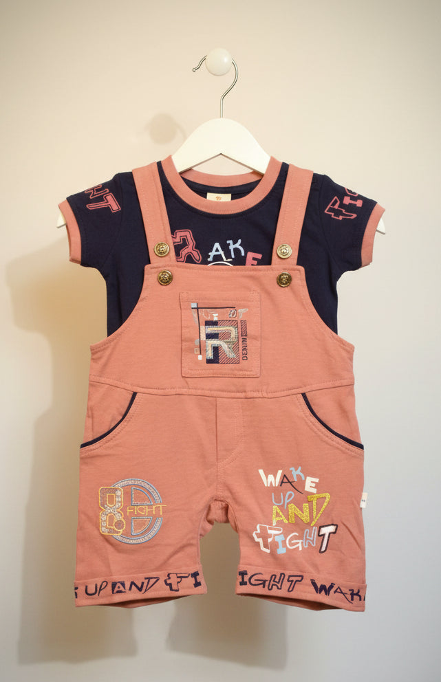 Boys Dungaree Shorts Set 127