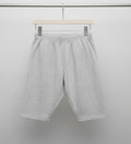 Men’s Charcoal Casual Knit Shorts with Drawstring 2354