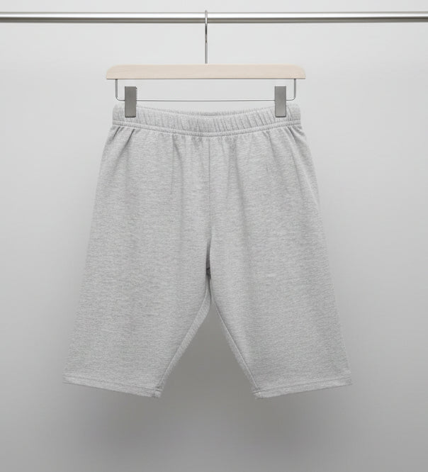 Men’s Charcoal Casual Knit Shorts with Drawstring 2354