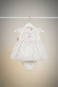 Girls Cotton Dress Set with Bloomers 058