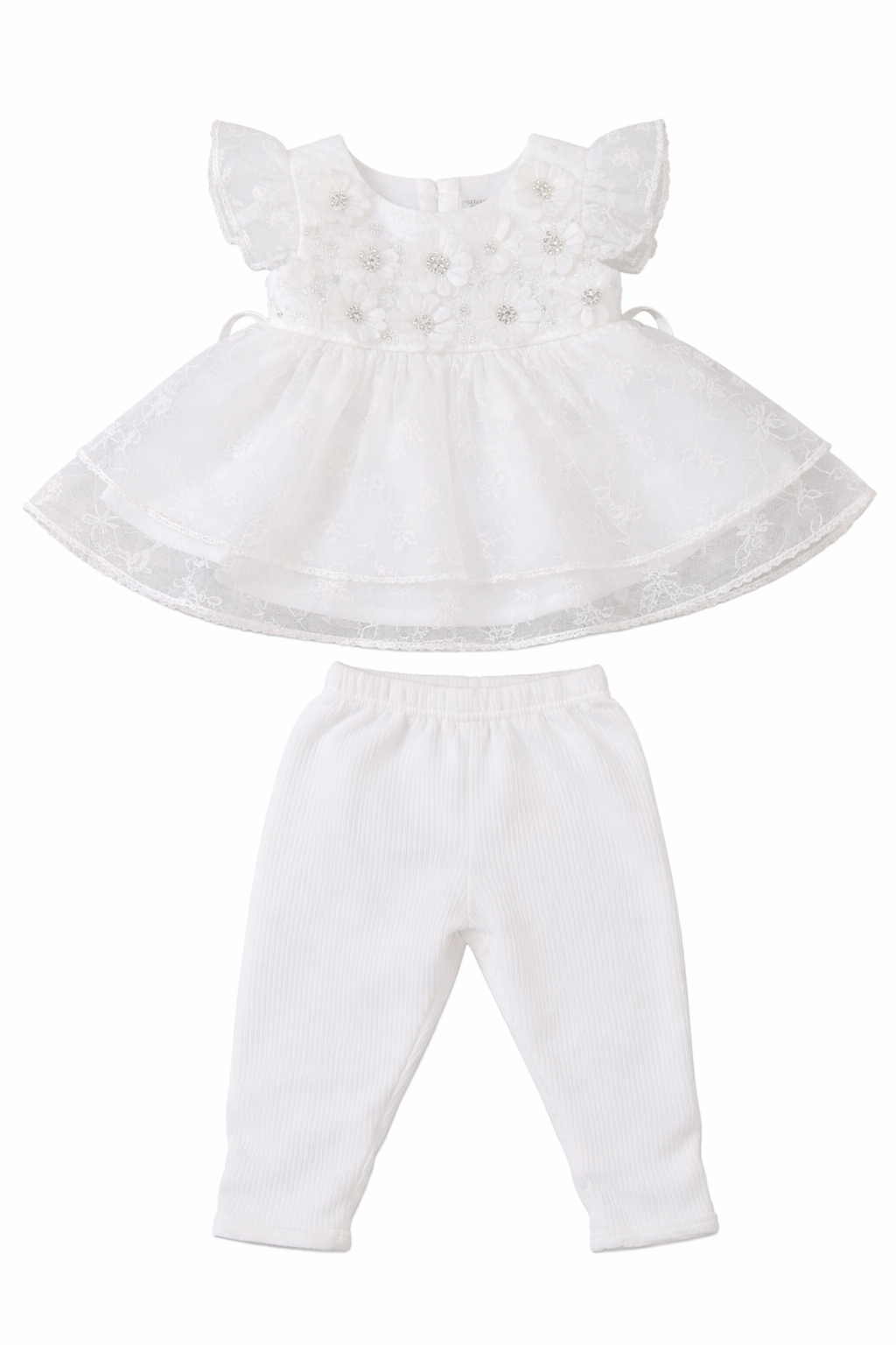 Baby Girls Elegant Embroidered Dress 260