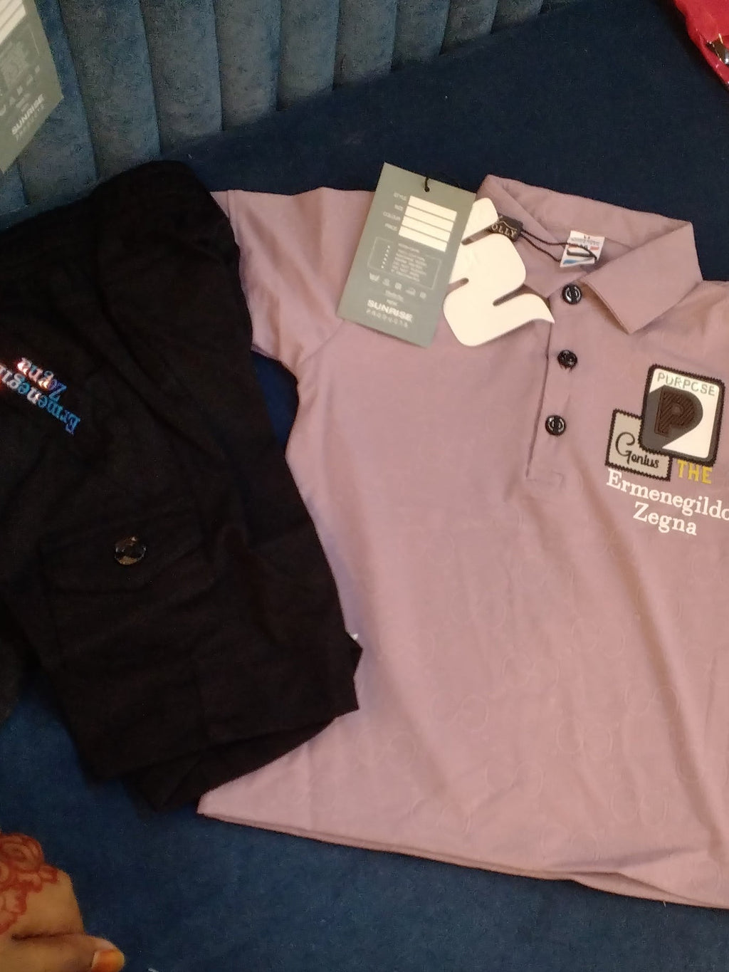 Boys Premium Polo T-Shirt & Pant Co-Ord Set 244