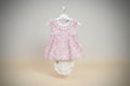 Baby Girls Floral Cotton Dress with Bloomers – Yellow