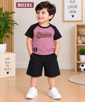 Boys Little Player Raglan T-Shirt & Shorts Set – BO191