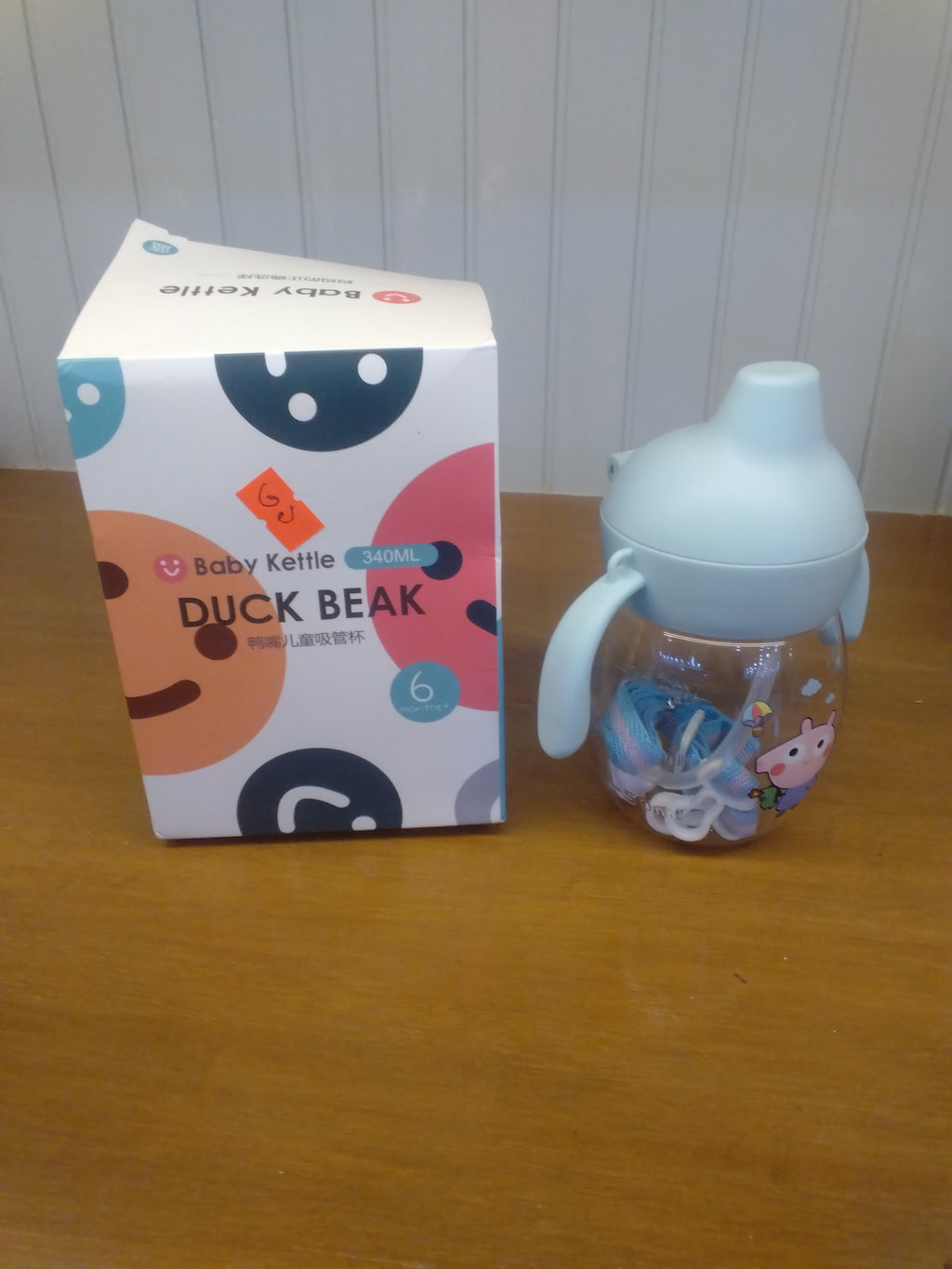 Duck Beak Baby Kettle Sippy Cup – 340ml (6+ Months)