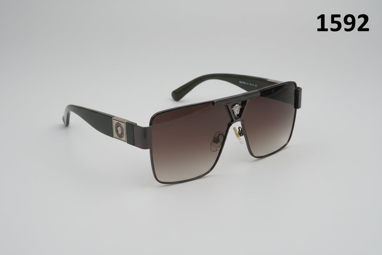 Classic Matte Square Frame Sunglasses 1592