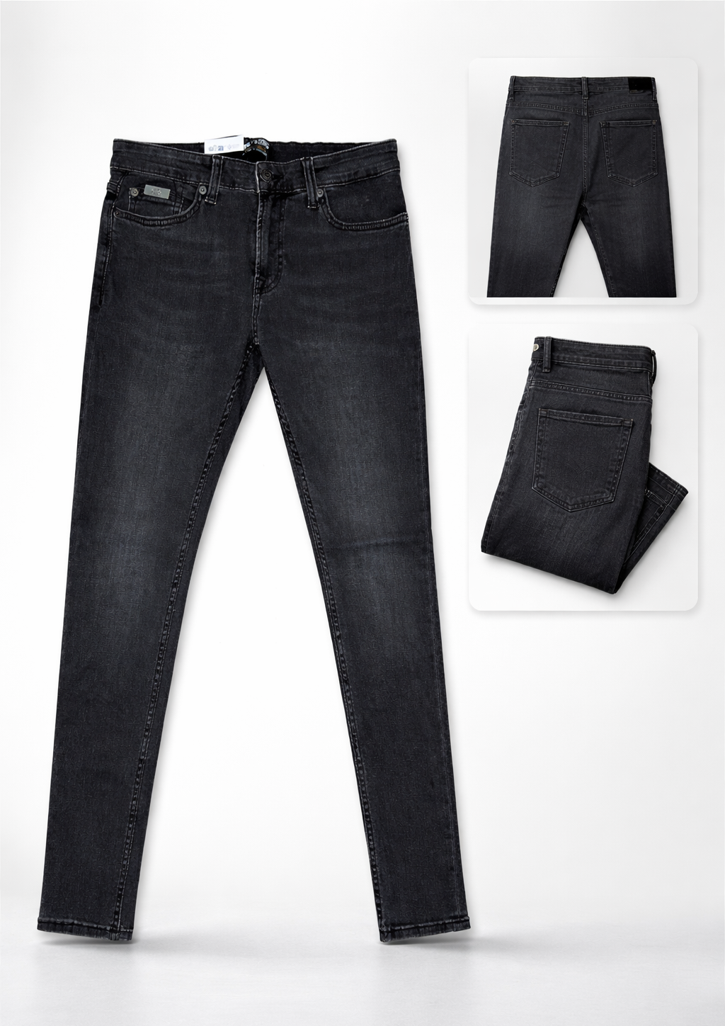 GATSBY Mens DENIM PANT 26_Only & SONS ASH GRAY