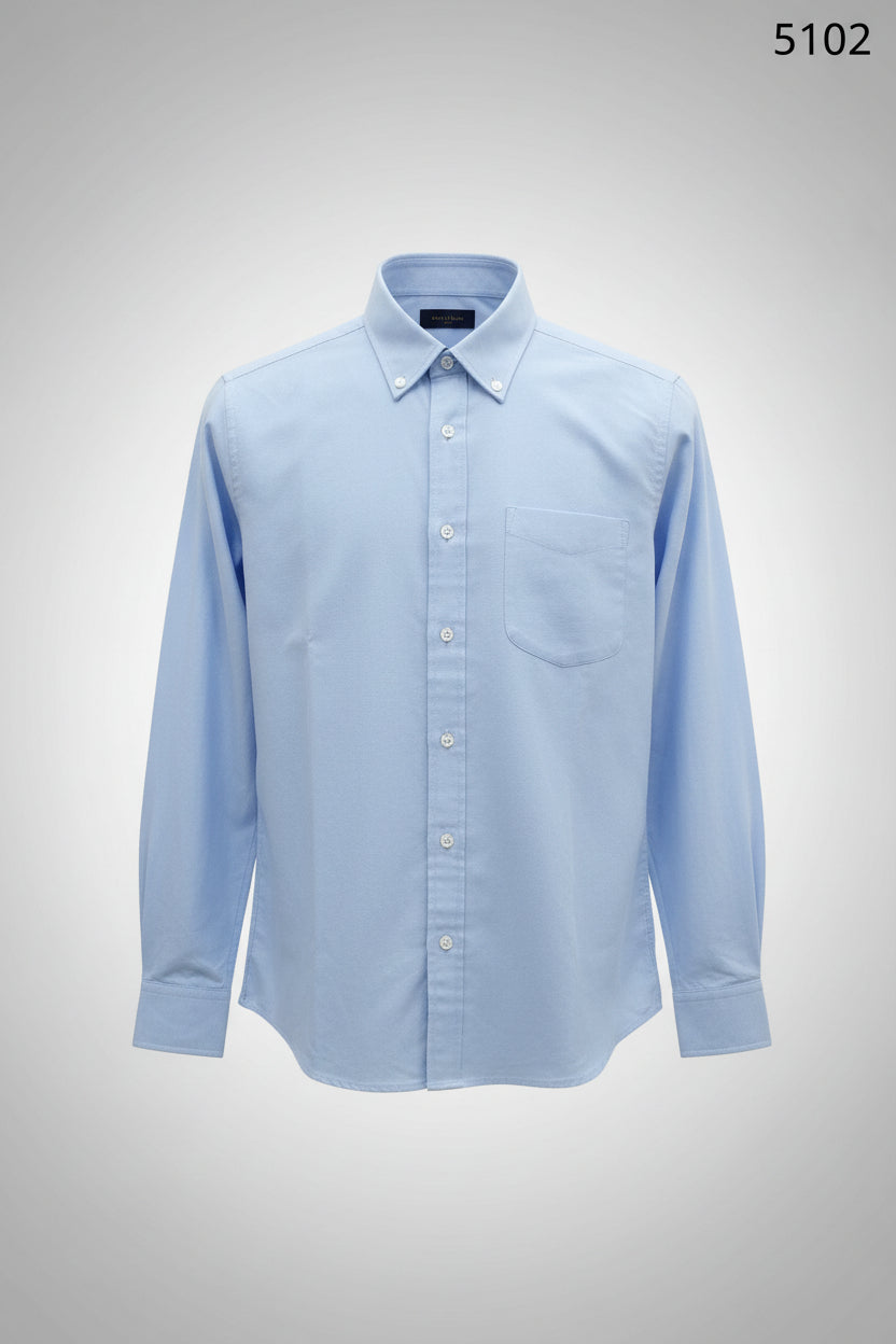 GATSBY Mens F/S Shirt_ Ted Bernhardt Light Blue 5102