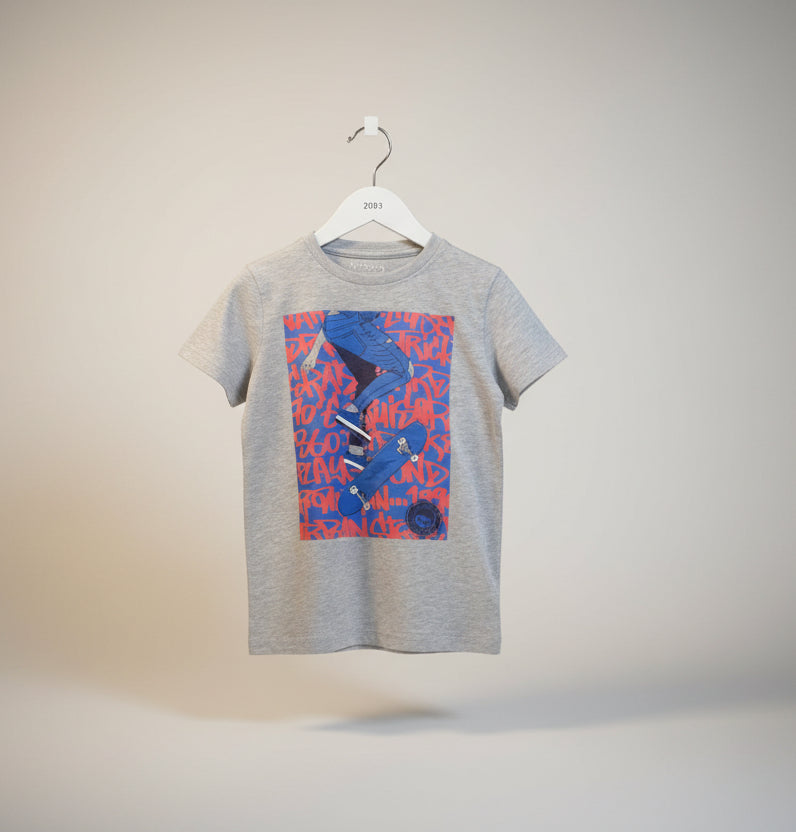 Premium Kids Cotton T-Shirt – Boys & Girls Casual Graphic Tee 2083