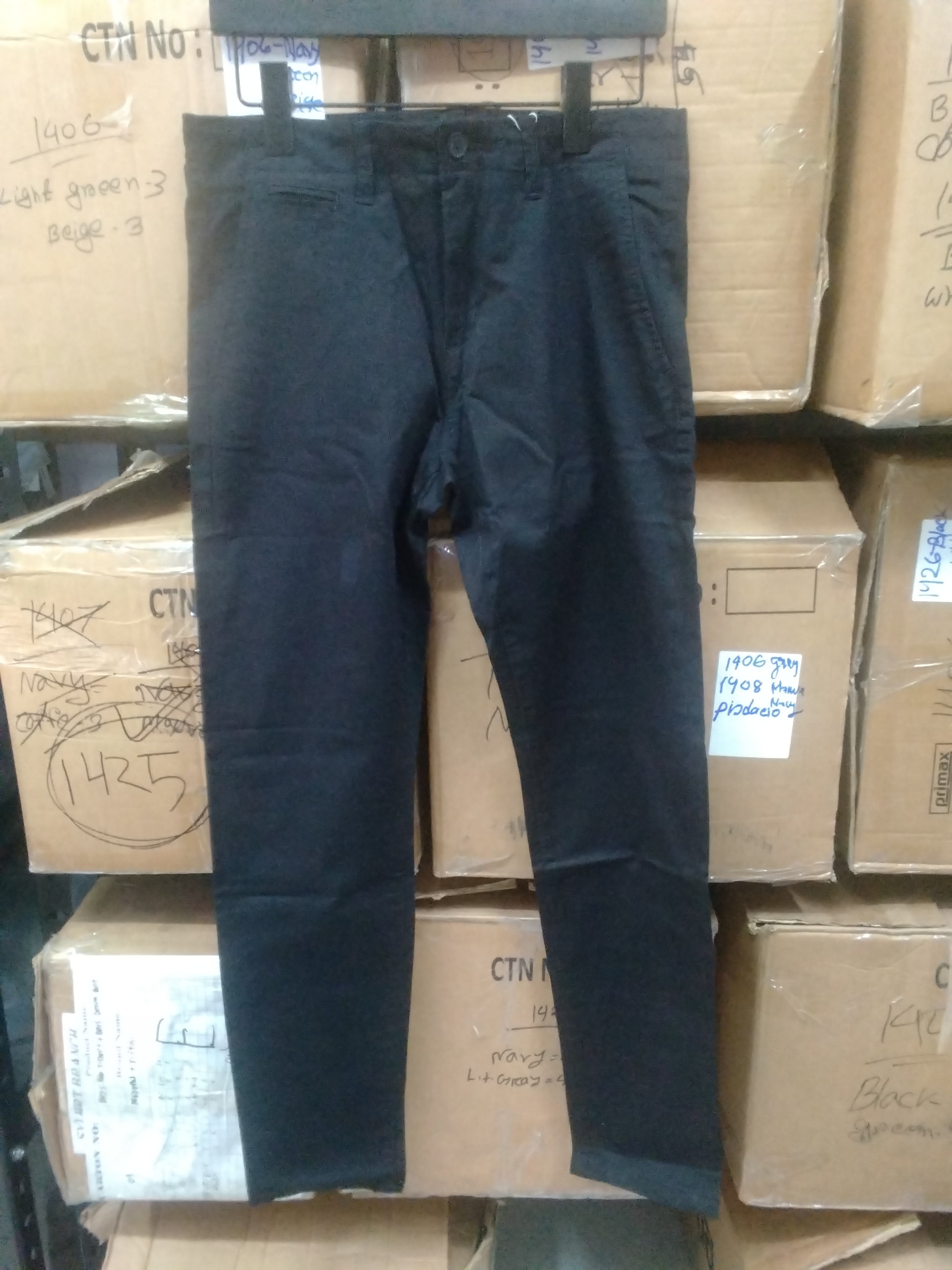 GATSBY Mens Twill Pant Esprit Black 4057