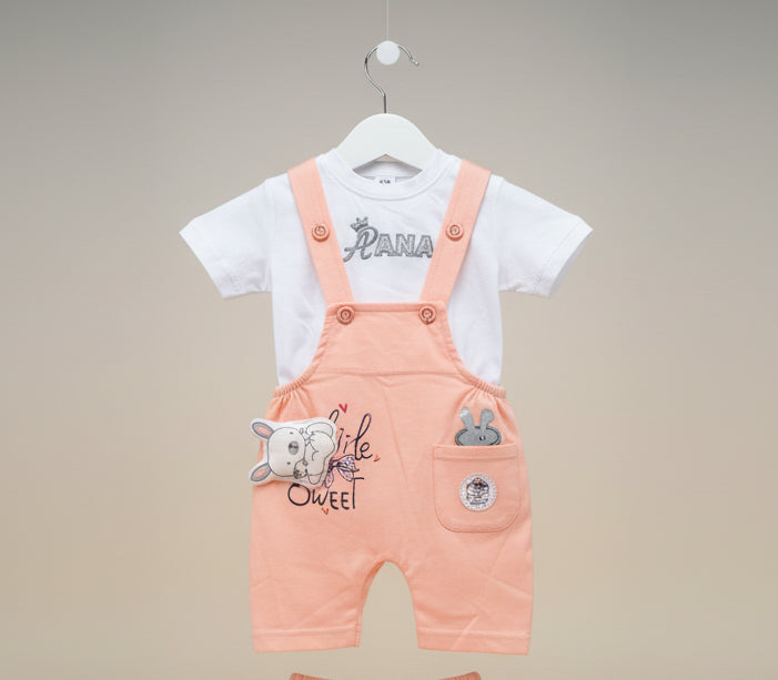 Baby Bunny Love Dungaree Set – 130