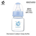 Applebear Glass Feeding Bottle 60ml -C1021 - blue