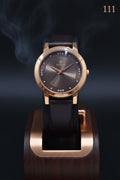 LW 111 Titan Elegant Rose Gold Ladies Leather Strap Watch