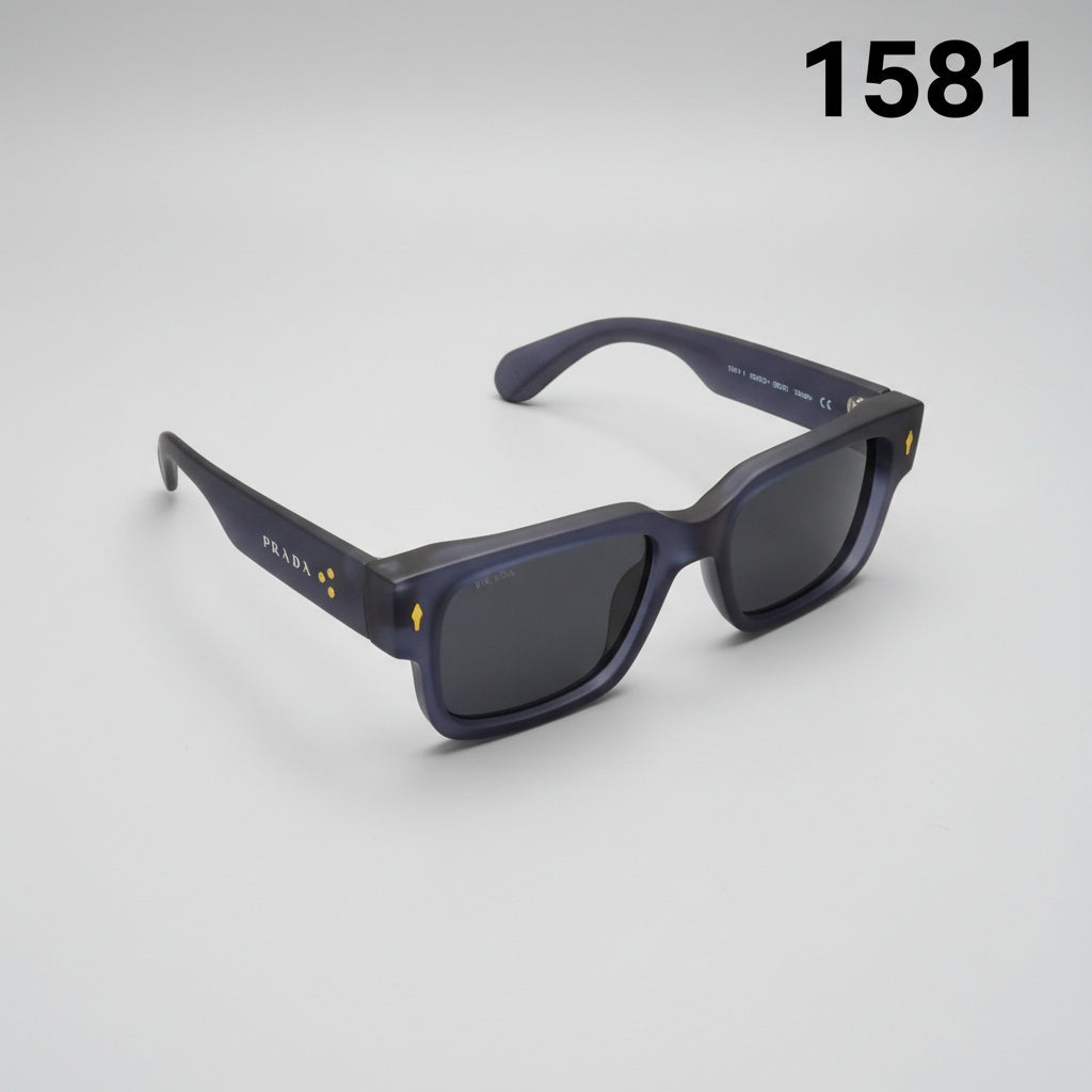 Classic Matte Square Frame Sunglasses 1581
