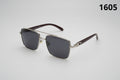 Classic Matte Square Frame Sunglasses 1605