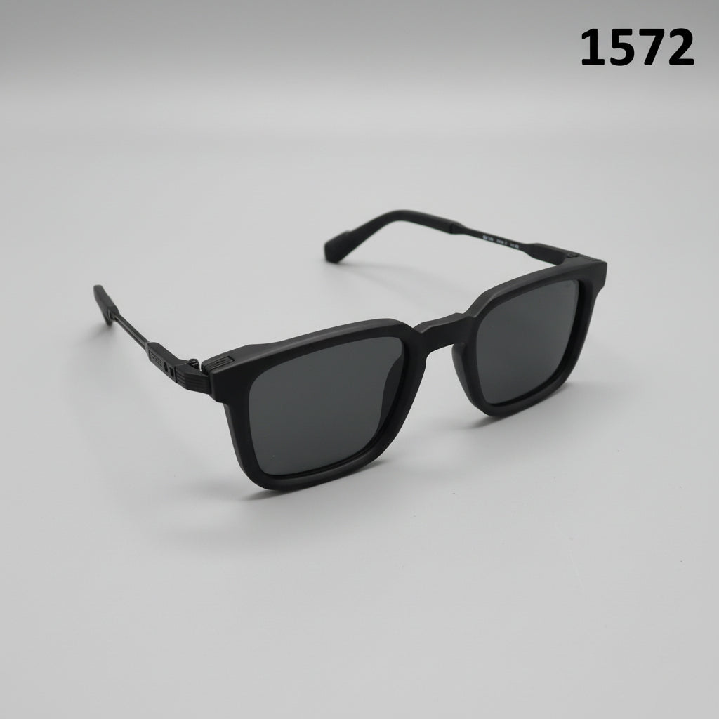 Classic Matte Square Frame Sunglasses 1572