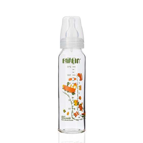 Farlin Glass Feeding Bottle 240ml/8oz -C1013