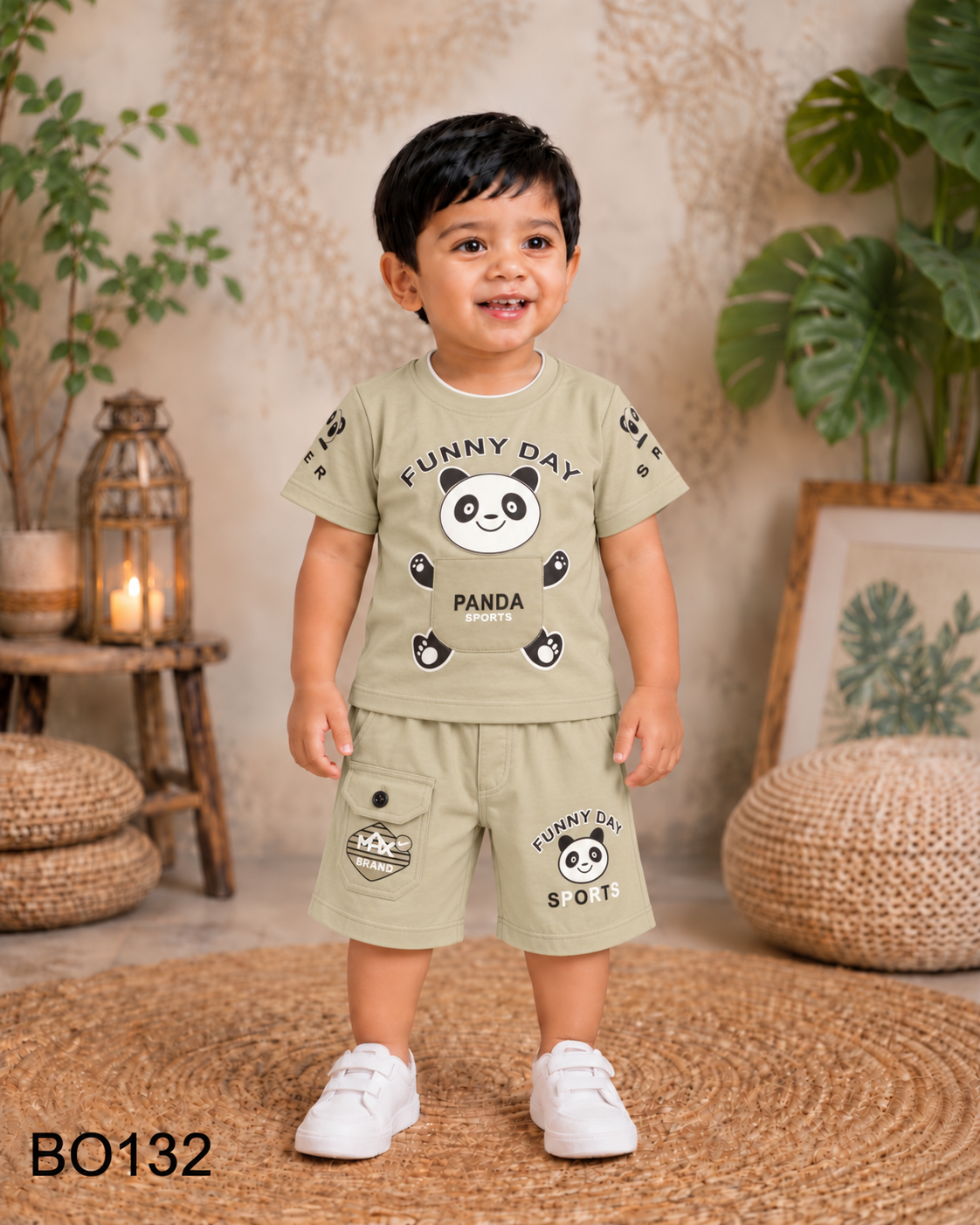Baby Boys  T-Shirt & Shorts Set-BO132