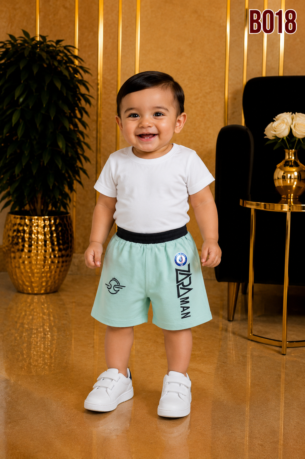 Premium Boys Graphic Shorts Trio BO18