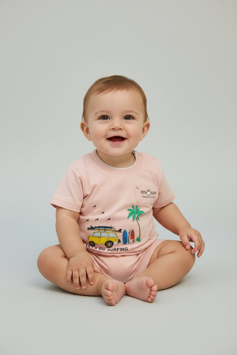 Boys T-Shirt & Denim Shorts Set 241