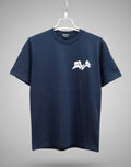 Mens Premium Navy Blue T-SHIRT 077