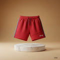 Men’s Charcoal Casual Knit Shorts with Drawstring 2346