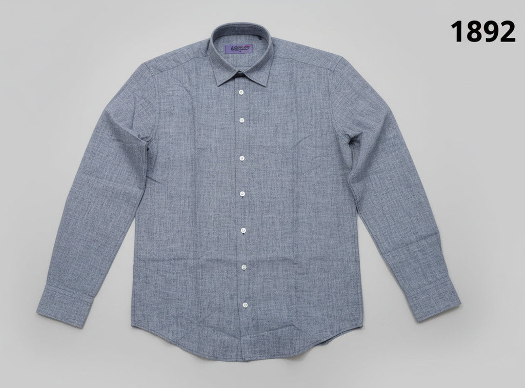 GATSBY Mens F/S Shirt _Urban Sailor 1892 Blue