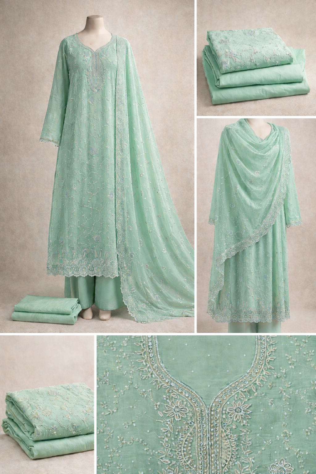 Premium Embroidered Stone-Work Ethnic Kurti  1080